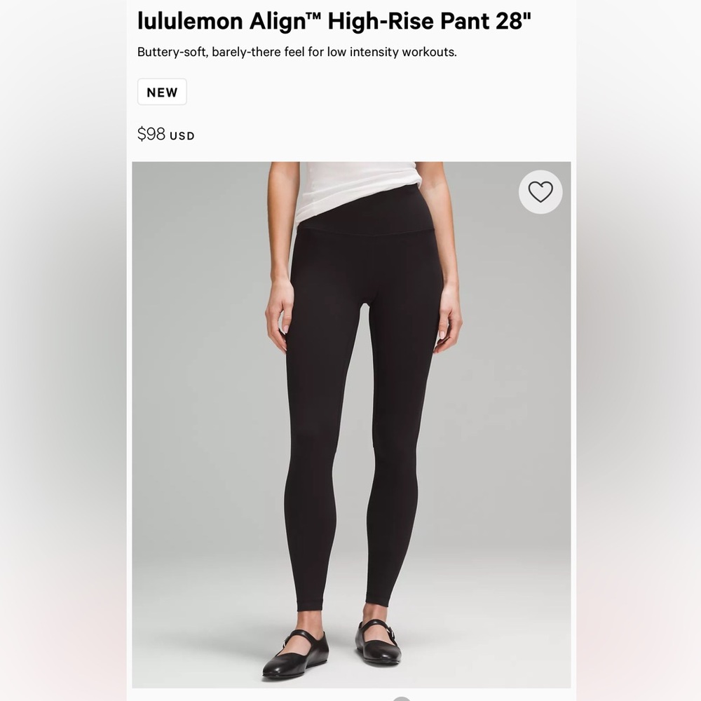 LuluLemon Align Yoga Leggings Size 6